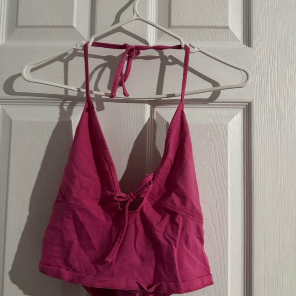 Pink Halter Top